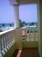 Balcony of the Hotel LAS PALMERAS RESIDENCE - Boca Chica - Dominican Republic